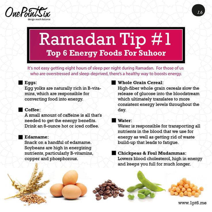 This may contain: the top 6 energy foods for sahoor ramada tip 1, which includes eggs and beans